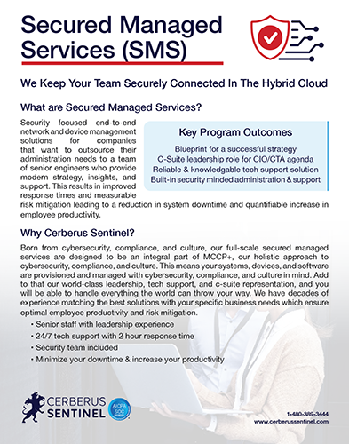 Secured Managed Services – Service Overview