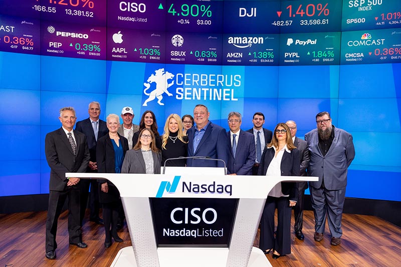 CISO Global [formerly Cerberus Sentinel] Rings The Nasdaq Stock Market Opening Bell