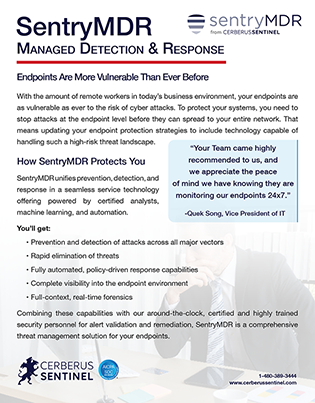 SentryMDR – Service Overview