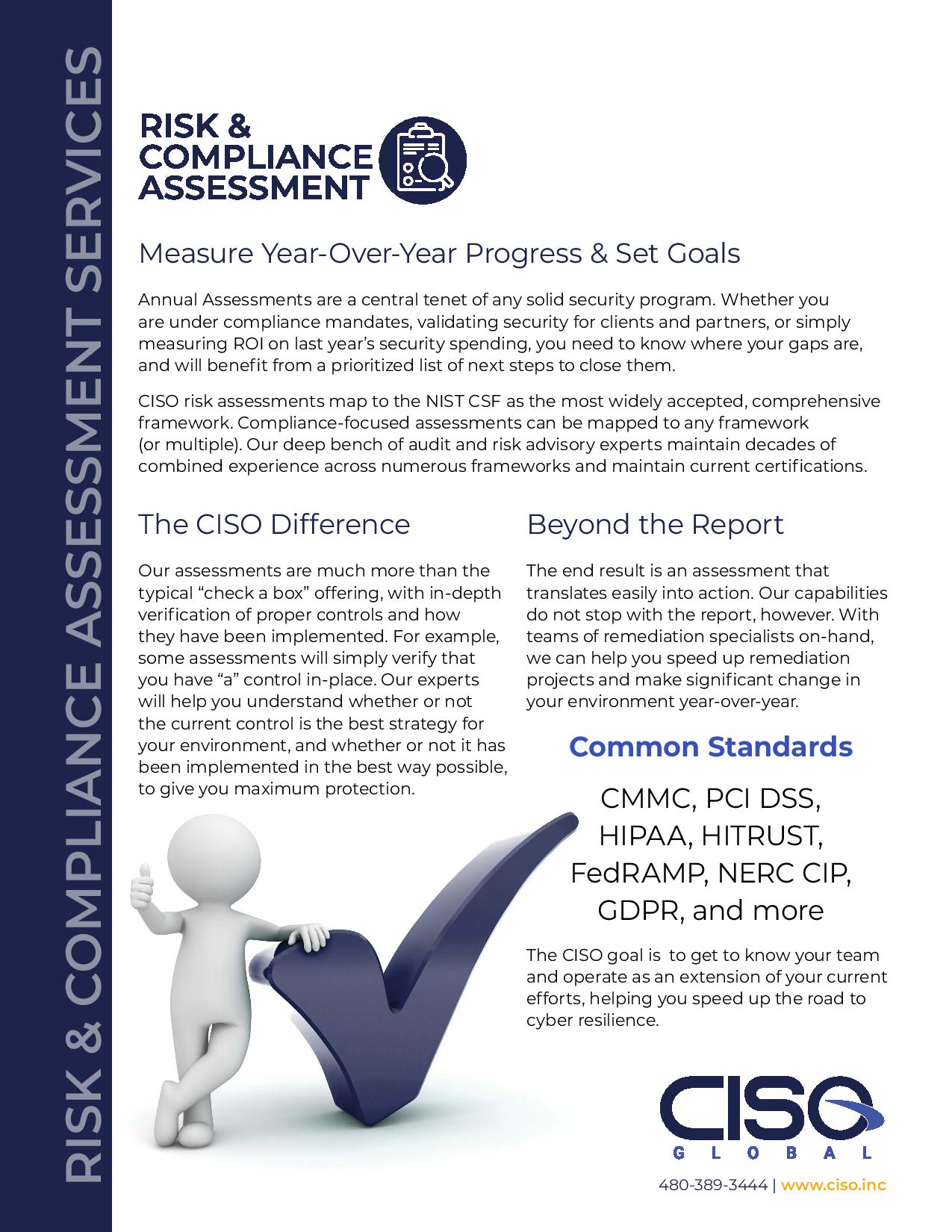 Risk & Compliance Assessment – Service Overview