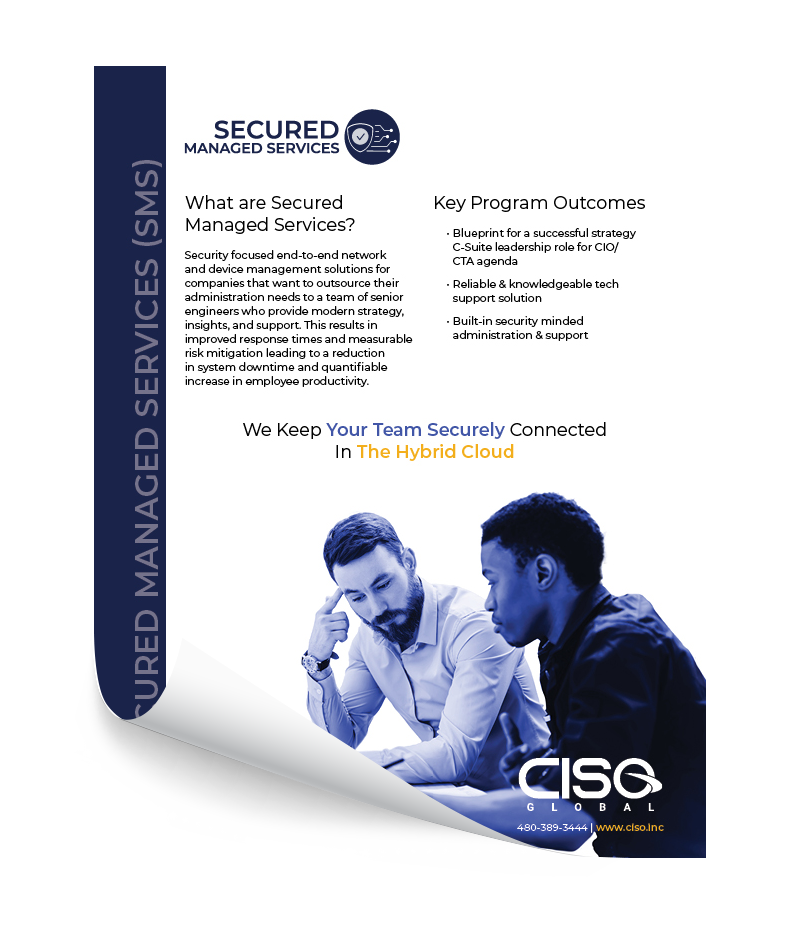 secured managed service overview cover