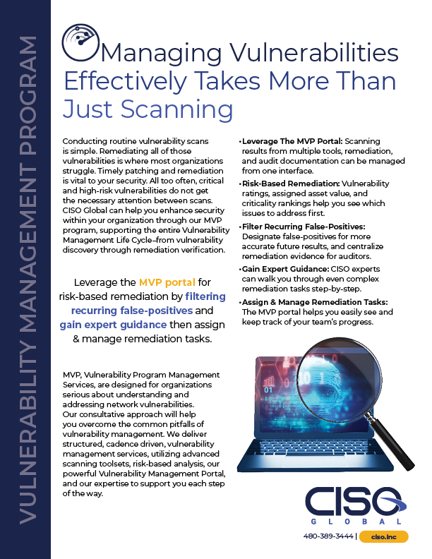 MVP — Vulnerability Management Program — Service Overview