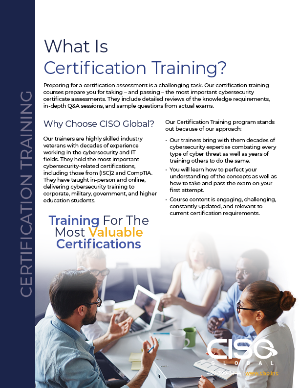 Certification Training — Service Overview