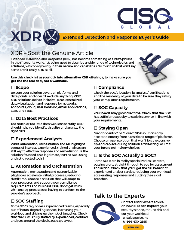 XDR Buyers Guide image