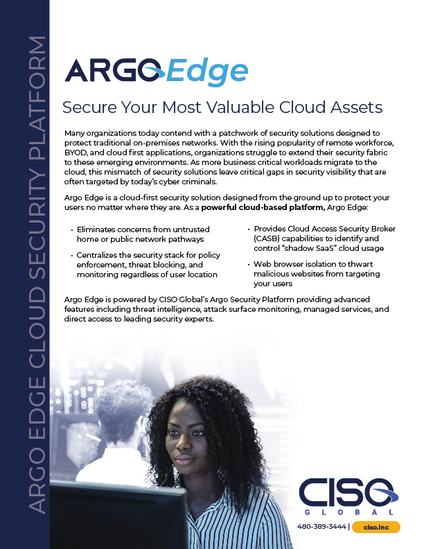 Argo Edge Cloud Security Platform — Service Overview