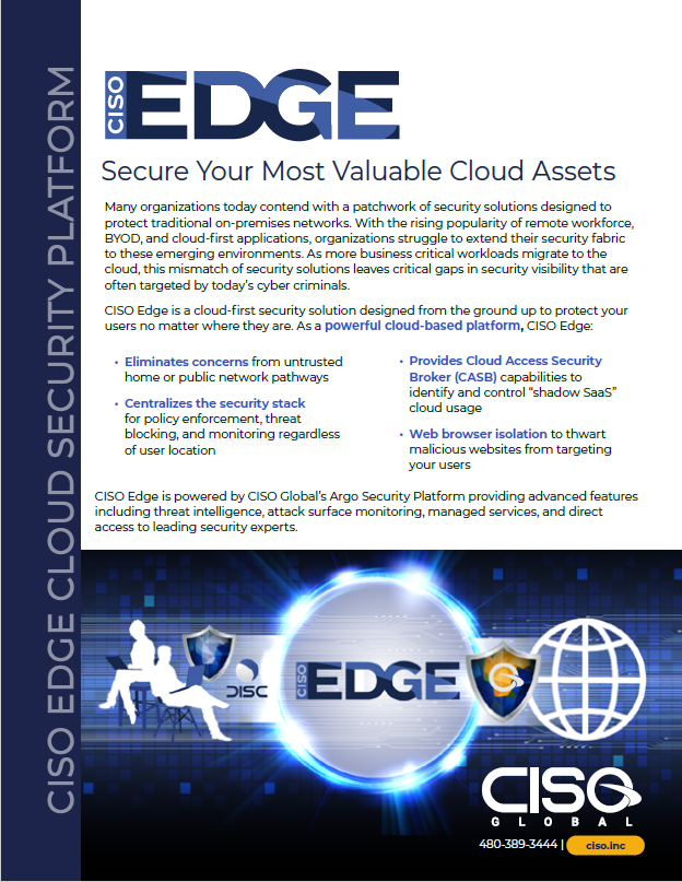 CISO Edge Cloud Security Platform — Service Overview